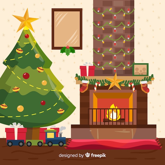 Download Free Vector Fireplace Christmas Background 3D SVG Files Ideas | SVG, Paper Crafts, SVG File