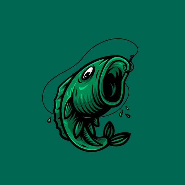 Premium Vector | Fish design logo