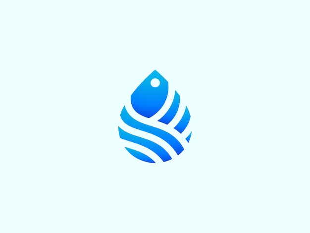 Download Free Fish Drop Logo Premium Vector Use our free logo maker to create a logo and build your brand. Put your logo on business cards, promotional products, or your website for brand visibility.
