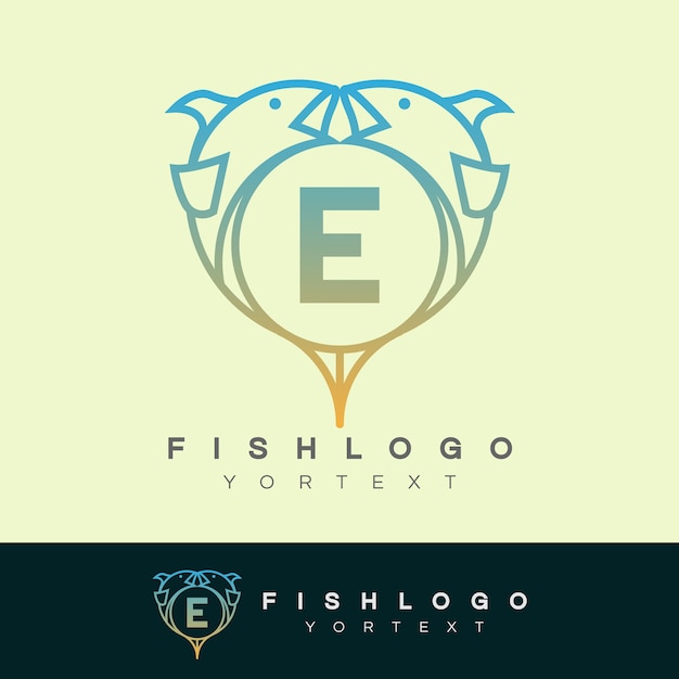 Download Free Fish Initial Letter E Logo Design Premium Vector Use our free logo maker to create a logo and build your brand. Put your logo on business cards, promotional products, or your website for brand visibility.