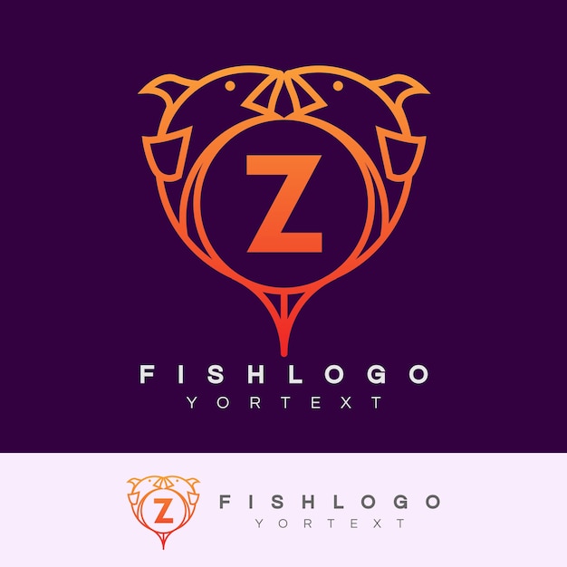 Download Free Fish Initial Letter Z Logo Design Premium Vector Use our free logo maker to create a logo and build your brand. Put your logo on business cards, promotional products, or your website for brand visibility.