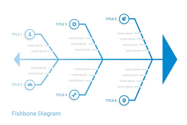 Download Fishbone infographic | Free Vector