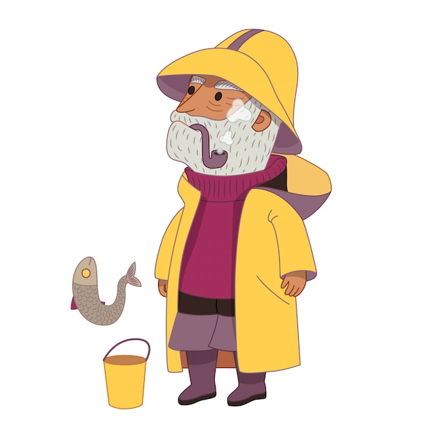 Fisherman | Premium Vector