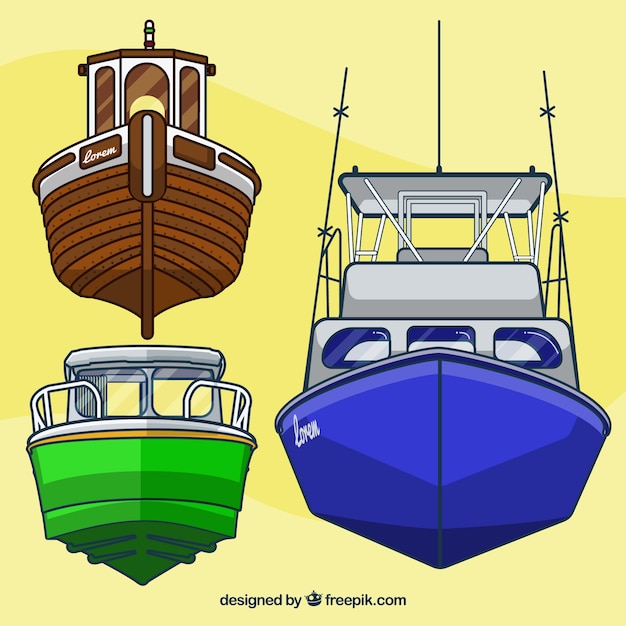 Download Fishing boats | Free Vector