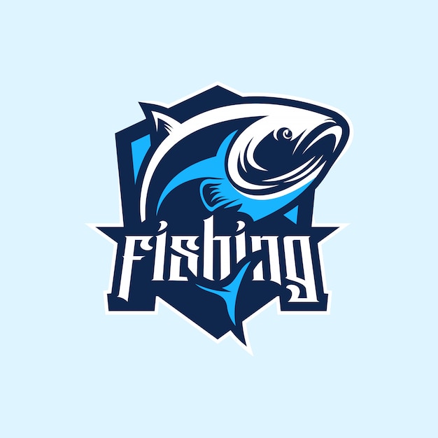 Download Fishing logo premium vector | Premium Vector