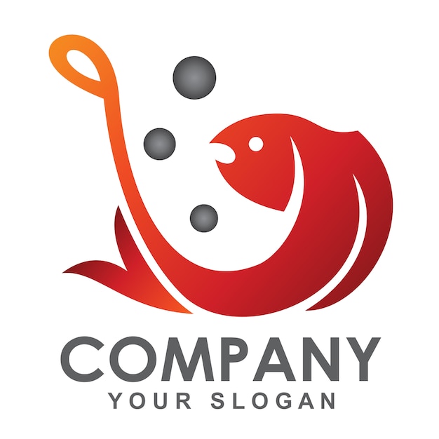 Download Fishing template logo Vector | Premium Download