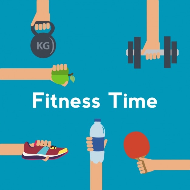 Fitness background design