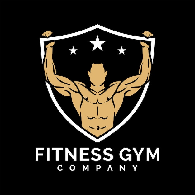 Fitness gym logo design inspiration | Premium Vector