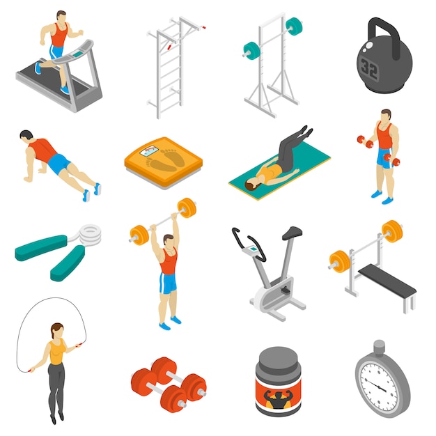 isometric workout posters