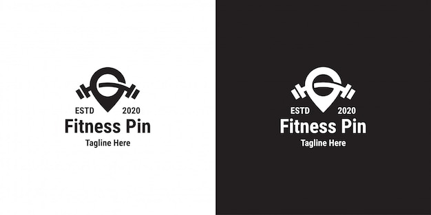 Download Free Fitness Pin Logo Design Template Premium Vector Use our free logo maker to create a logo and build your brand. Put your logo on business cards, promotional products, or your website for brand visibility.