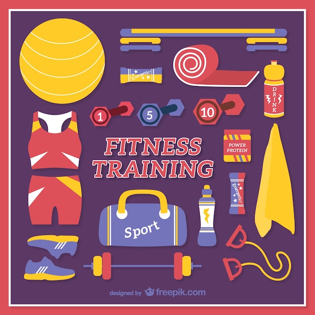 Fitness training elements