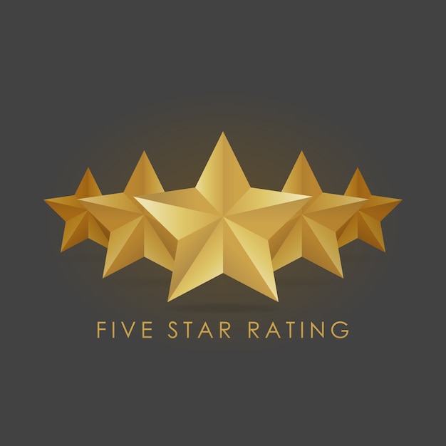 Download Google 5 Star Rating Logo Vector PSD - Free PSD Mockup Templates