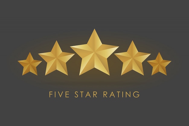 Download Free Five Golden Rating Star Vector Illustration In Gray Black Use our free logo maker to create a logo and build your brand. Put your logo on business cards, promotional products, or your website for brand visibility.