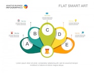Premium Vector Five Strategy Elements Slide Template