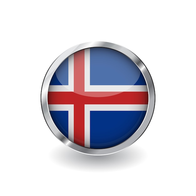 Download Flag of iceland | Premium Vector