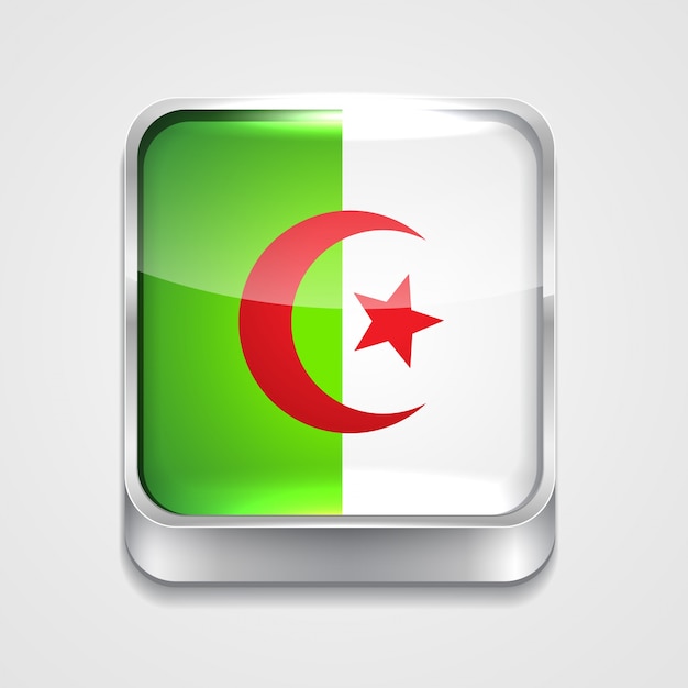 Download Flag icon of algeria Vector | Free Download