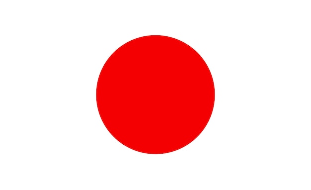 Premium Vector | Flag of japan. vector illustration