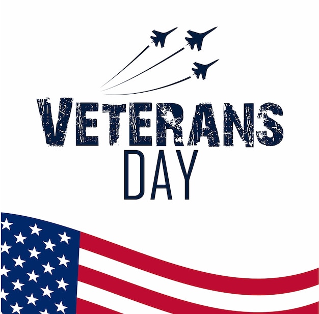 Download Flag veterans | Premium Vector