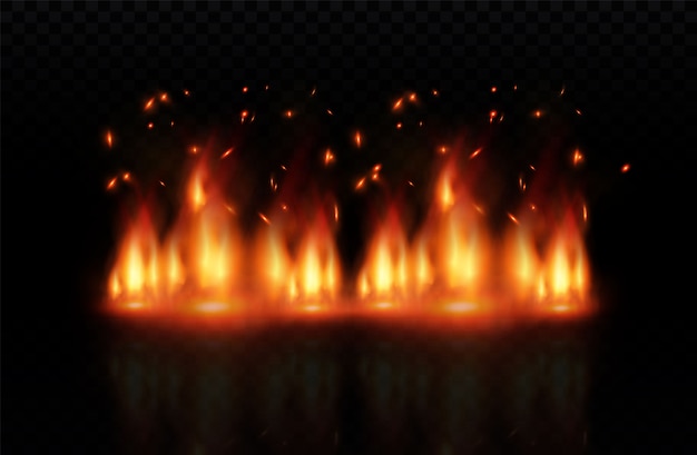 Download Free Flame Of Fire With Sparks On A Black Background The Texture Of Use our free logo maker to create a logo and build your brand. Put your logo on business cards, promotional products, or your website for brand visibility.
