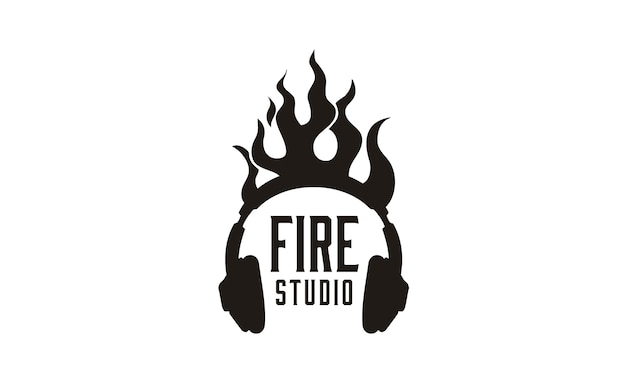 Download Free Flame Headphone Logo Design Inspiration Premium Vector Use our free logo maker to create a logo and build your brand. Put your logo on business cards, promotional products, or your website for brand visibility.