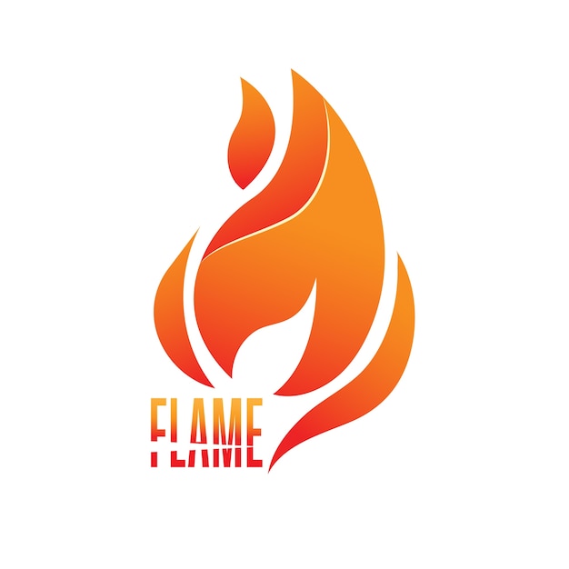 Premium Vector | Flame logo
