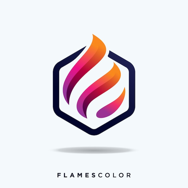 Flame logo | Premium Vector