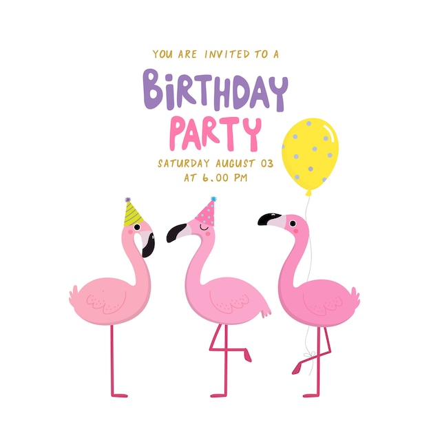 flamingo clipart 40th birthday