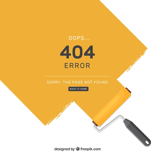 Flat 404 error template Free Vector Flat 404 error template Free Vector