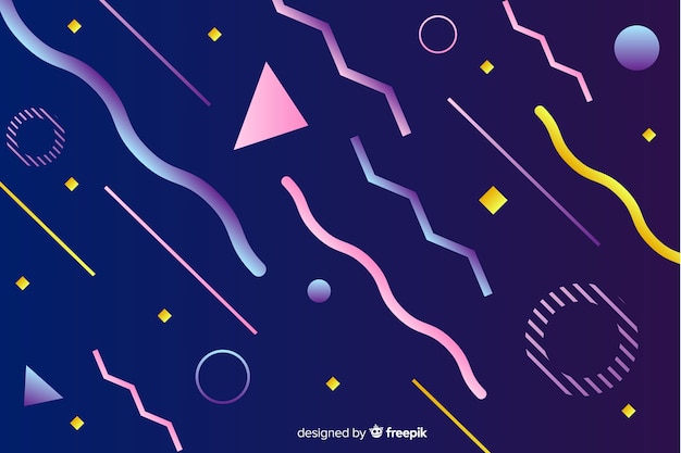  Flat abstract gradient  dynamic background Vector Free 