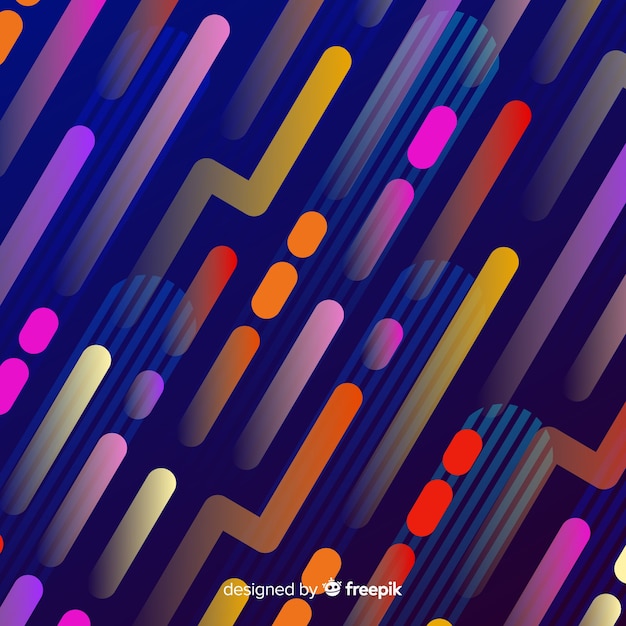  Flat abstract gradient  dynamic background Vector Free 