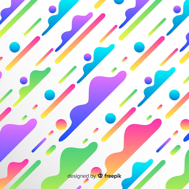  Flat abstract gradient  dynamic background Vector Free 