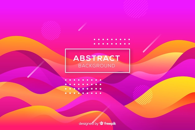 Download Flat abstract rounded shape background Vector | Free Download