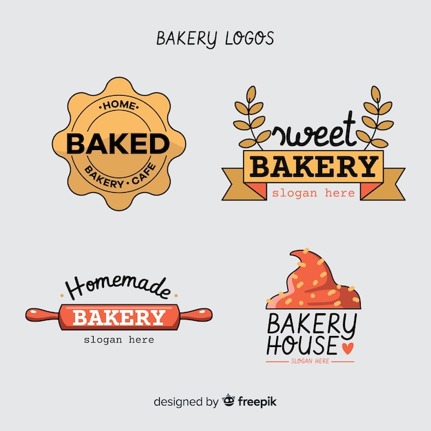 Download Free Download Free Flat Bakery Logo Template Vector Freepik Use our free logo maker to create a logo and build your brand. Put your logo on business cards, promotional products, or your website for brand visibility.