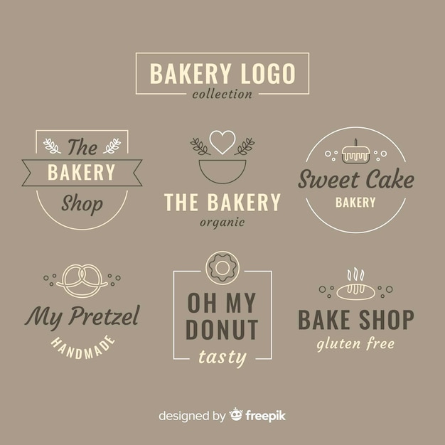 Download Free Download Free Flat Bakery Logos Vector Freepik Use our free logo maker to create a logo and build your brand. Put your logo on business cards, promotional products, or your website for brand visibility.