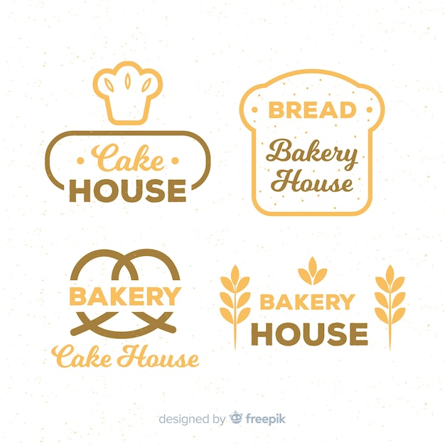 Download Free Freepik Flat Bakery Logos Vector For Free Use our free logo maker to create a logo and build your brand. Put your logo on business cards, promotional products, or your website for brand visibility.