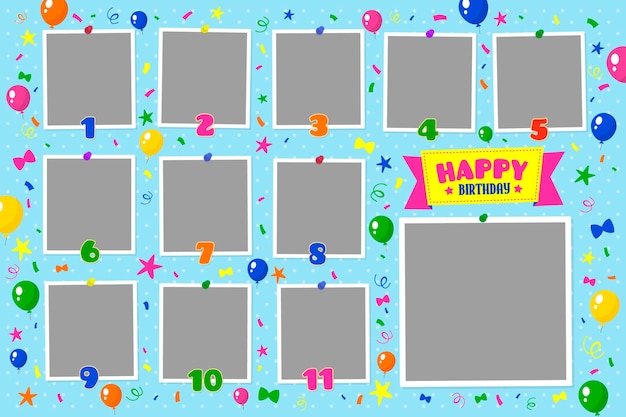 birthday collage maker free download