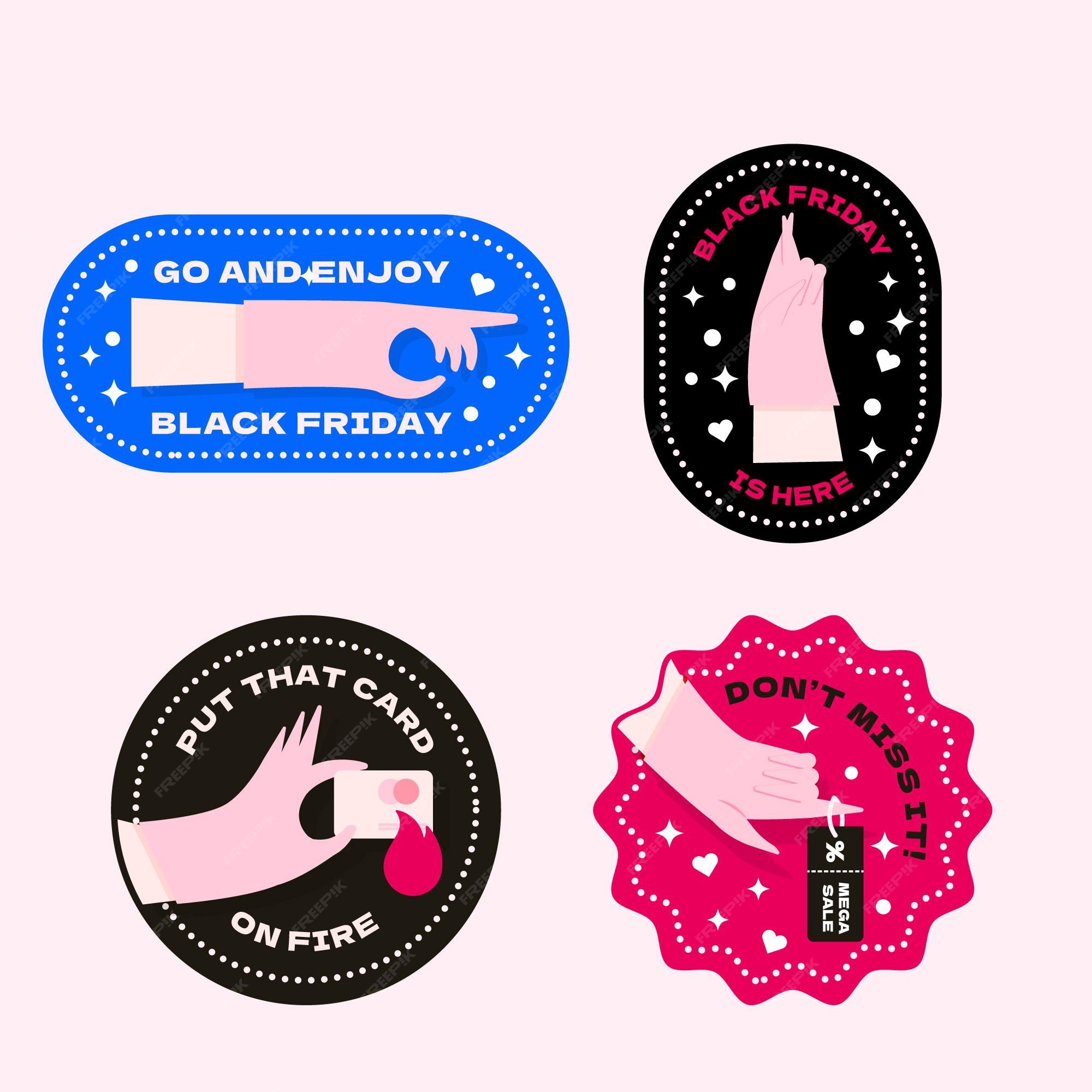 free-vector-flat-black-friday-sale-badges-collection