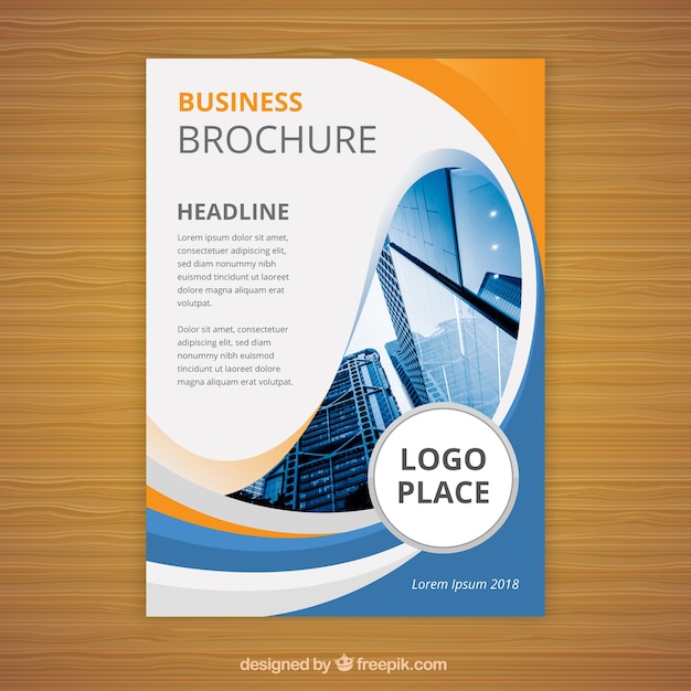 Premium Vector Flat Business Brochure In A5 Size