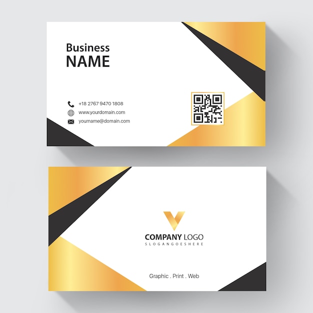 Download Free Flat Business Card Free Vector Use our free logo maker to create a logo and build your brand. Put your logo on business cards, promotional products, or your website for brand visibility.