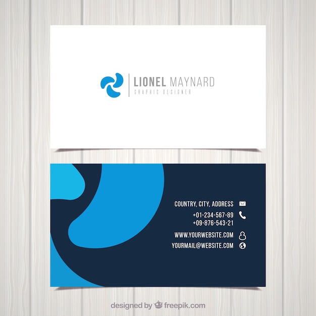 home business card vector
