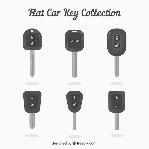 Download Free Vector Flat Car Key Background Yellowimages Mockups