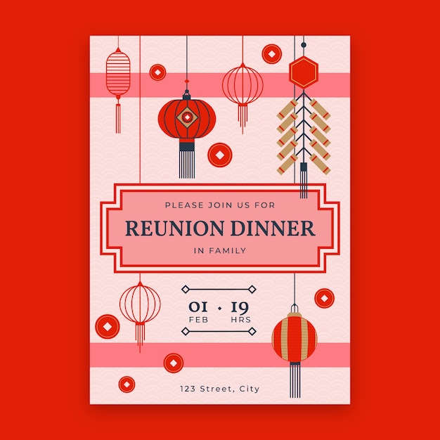 free-vector-flat-chinese-new-year-reunion-dinner-greeting-card-template