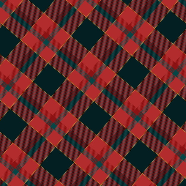 Free Vector Flat christmas plaid pattern design