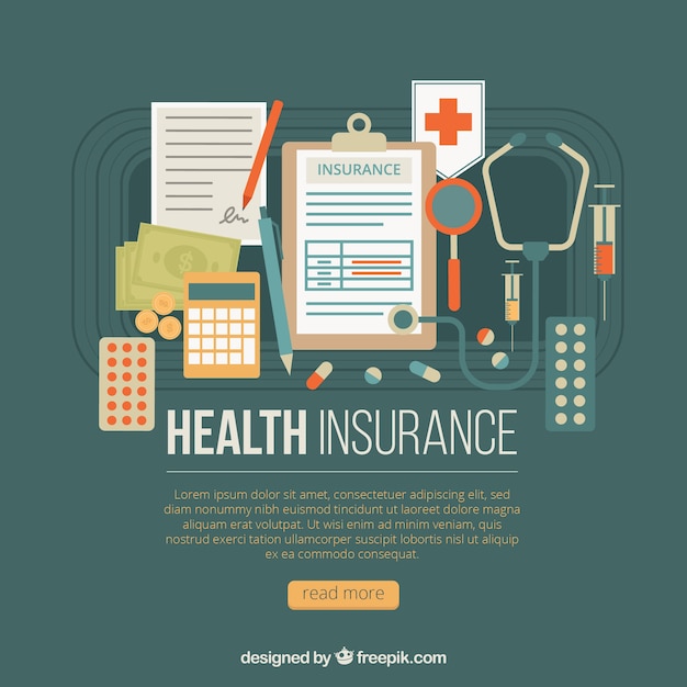 Flat composition with health insurance\
elements