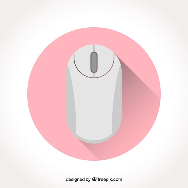 flat computer mouse