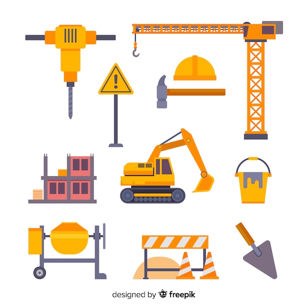 Download Free Download This Free Vector Flat Construction Equipment Collection Use our free logo maker to create a logo and build your brand. Put your logo on business cards, promotional products, or your website for brand visibility.