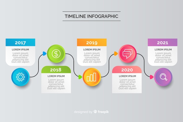 free-vector-flat-design-anual-finance-timeline-infographic