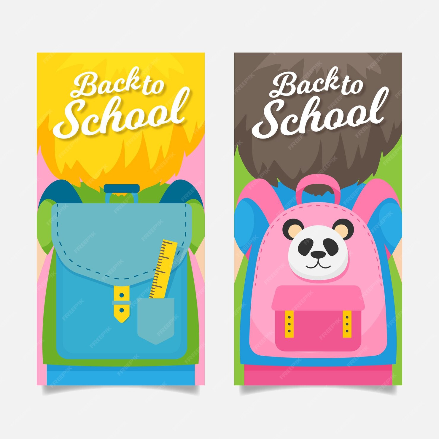 free-vector-flat-design-back-to-school-banners