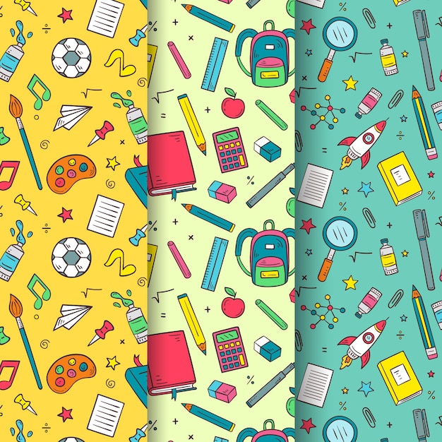 Free Vector | Flat Design Back To School Background