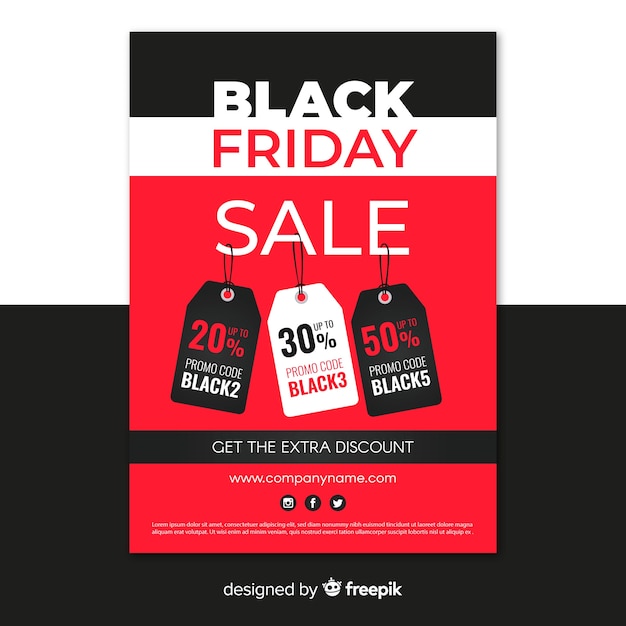 Download Free Flat Design Black Friday Poster Template Free Vector Use our free logo maker to create a logo and build your brand. Put your logo on business cards, promotional products, or your website for brand visibility.